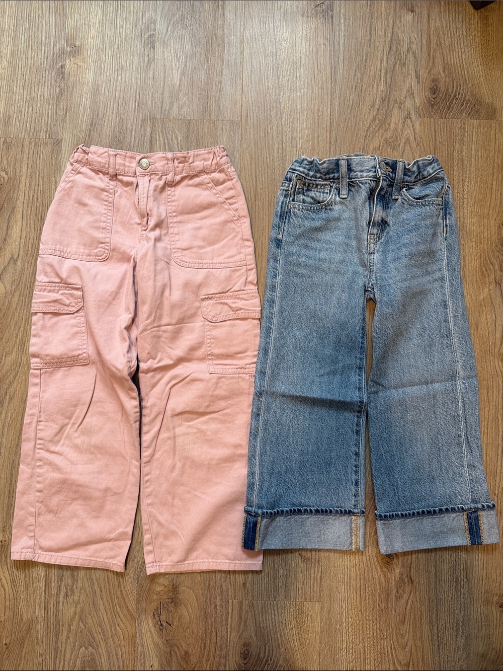 Kids Pink Cargo Pants - Comfortable Everyday Bottoms